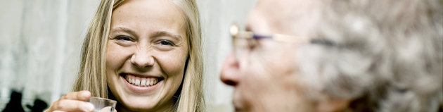Fotos taget i forbindelse med kampagne for besøgstjenesten 2006
